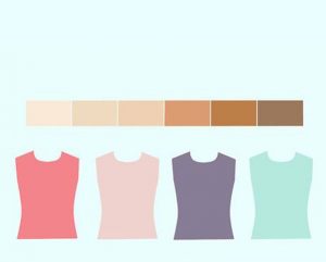 انتخاب رنگ لباس متناسب با رنگ پوست و مو